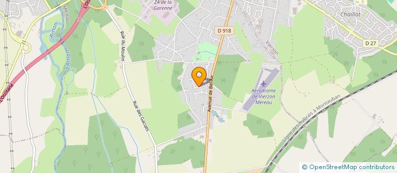 localisation de l'entreprise SAMLUC  MEREAU