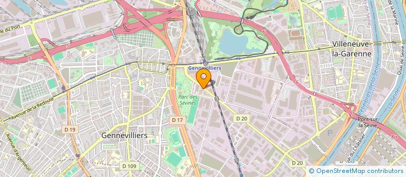 localisation de l'entreprise SAMLY à GENNEVILLIERS