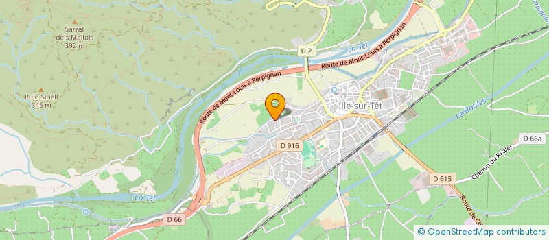 localisation de l'entreprise SAMLYLA  ILLE-SUR-TET