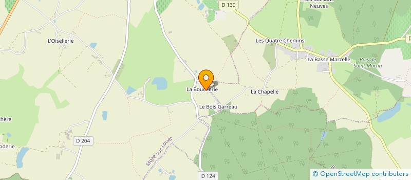 localisation de l'entreprise SAMM  MOZE-SUR-LOUET