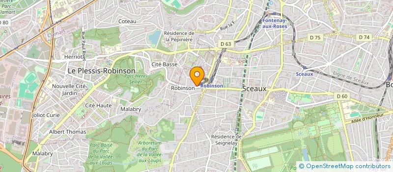 localisation de l'entreprise SAMM  CHATENAY-MALABRY