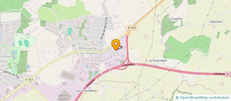 localisation de l'entreprise SAMM  RIVES-DU-LOIR-EN-ANJOU