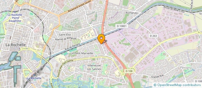 localisation de l'entreprise SAMM  LA ROCHELLE