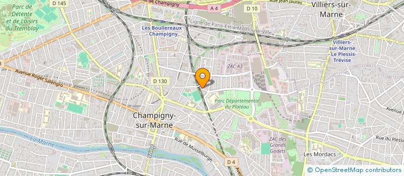 localisation de l'entreprise SAMMA  CHAMPIGNY-SUR-MARNE