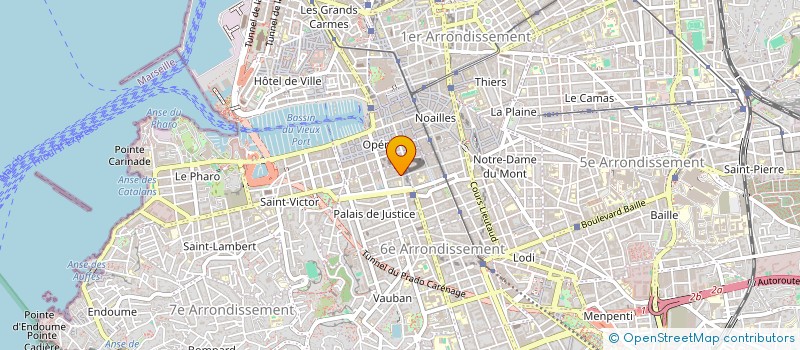 localisation de l'entreprise SAMMARTANO AVOCAT  MARSEILLE