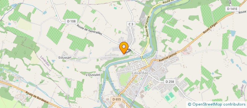 localisation de l'entreprise SAMMARTIN IMMO  LAVARDAC