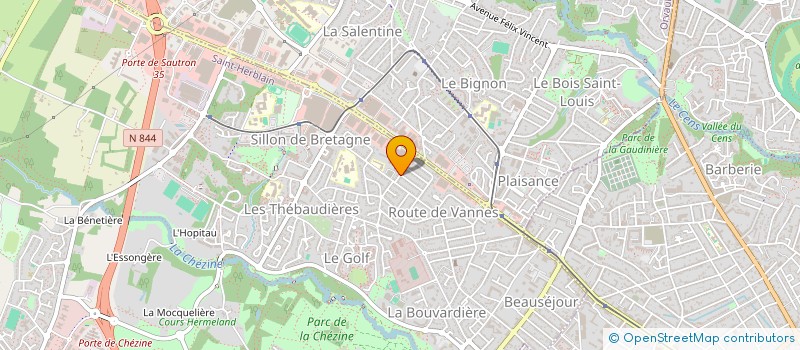 localisation de l'entreprise SAMMPI  SAINT-HERBLAIN