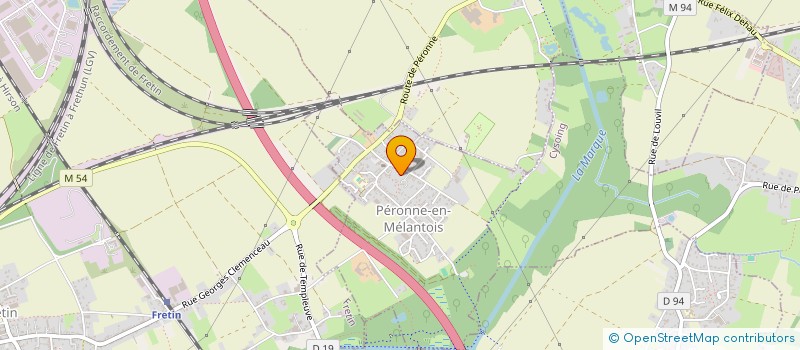 localisation de l'entreprise SAMMY à PERONNE-EN-MELANTOIS