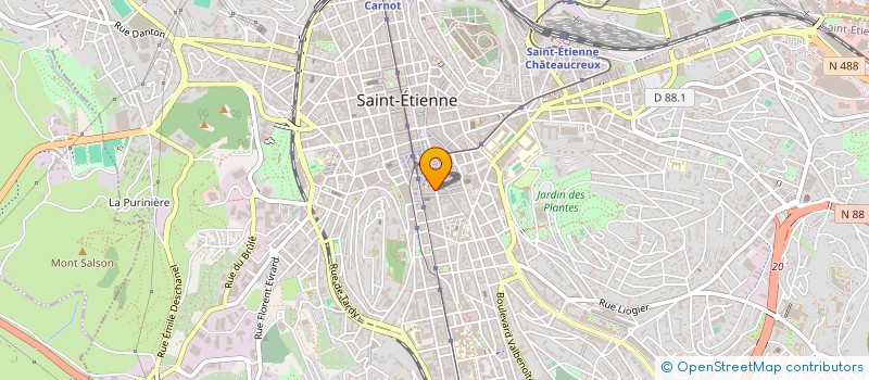 localisation de l'entreprise SAMMY JUNIOR  SAINT-ETIENNE