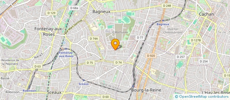 localisation de l'entreprise SAMMY OTHMANI SUPPORT à BAGNEUX