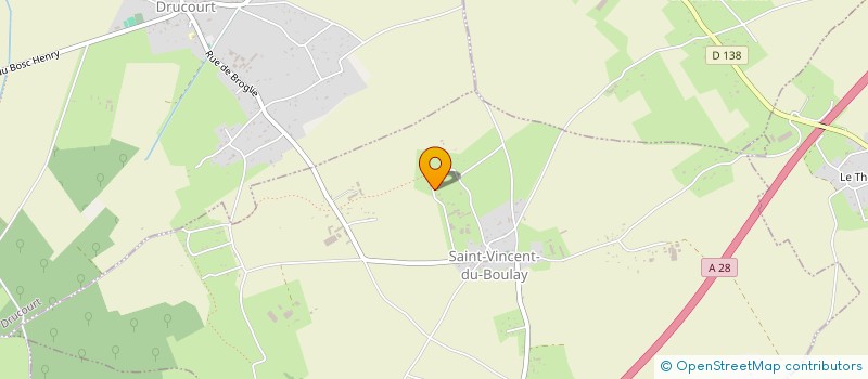 localisation de l'entreprise SAMNAT  SAINT-VINCENT-DU-BOULAY