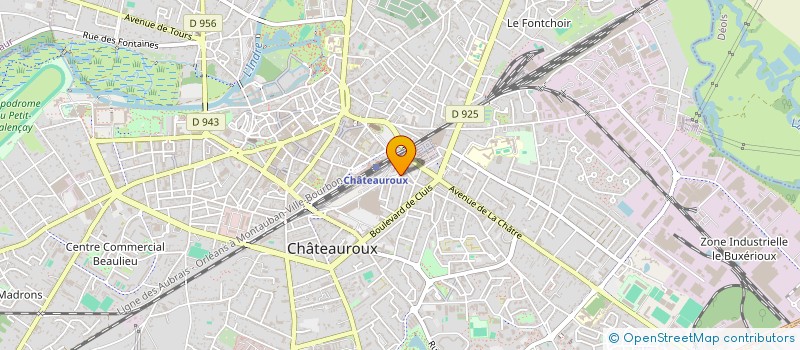 localisation de l'entreprise SAMNICK IMMO à CHATEAUROUX