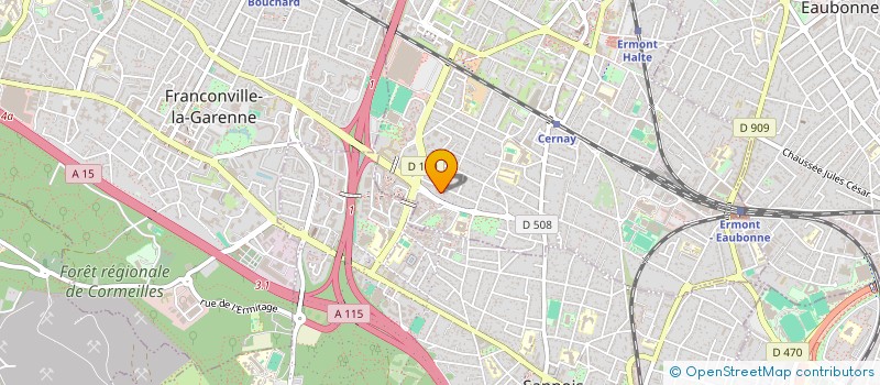 localisation de l'entreprise SAMO à ERMONT