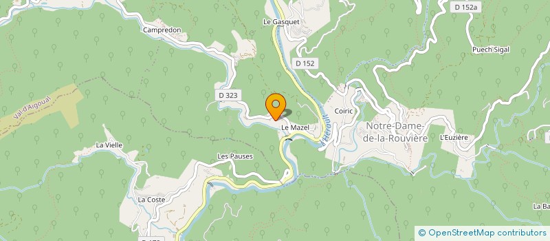 localisation de l'entreprise SAMO  SAINT-ANDRE-DE-MAJENCOULES