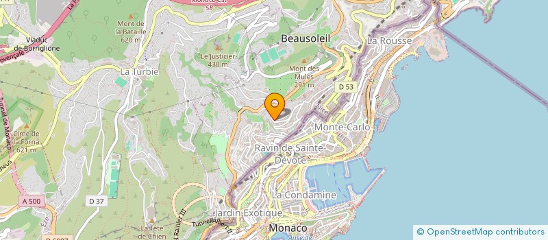 localisation de l'entreprise SAMO  BEAUSOLEIL