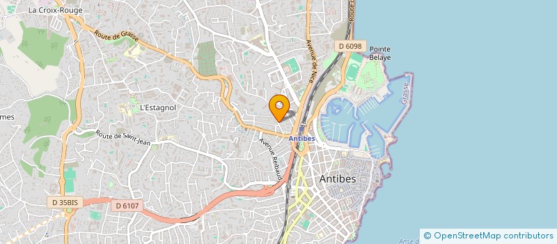 localisation de l'entreprise SAMO YACHTING  ANTIBES