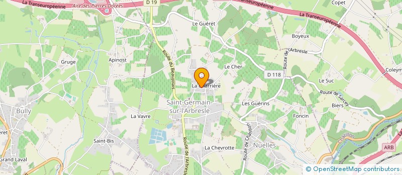 localisation de l'entreprise SAMOA  SAINT-GERMAIN-NUELLES