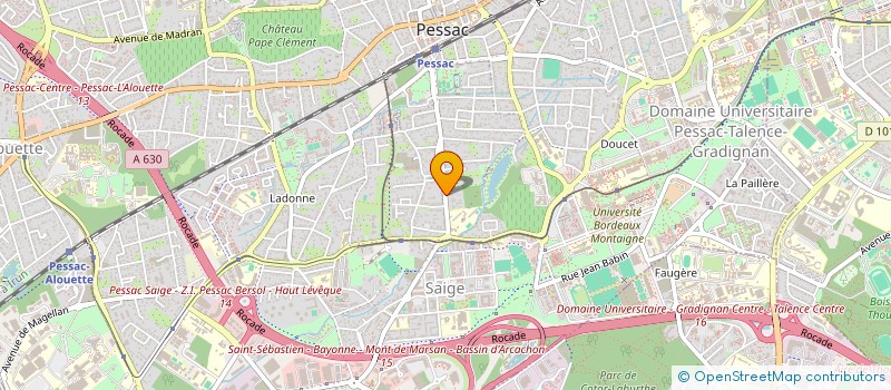 localisation de l'entreprise SAMOA  PESSAC