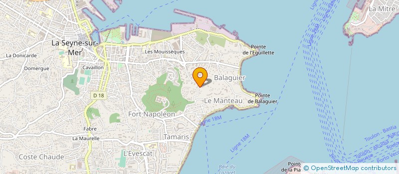 localisation de l'entreprise SAMOA MARINE  SOLLIES-TOUCAS