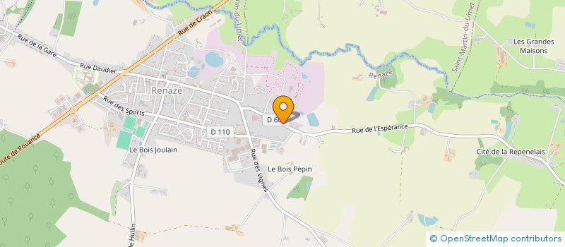 localisation de l'entreprise SAMOD  RENAZE