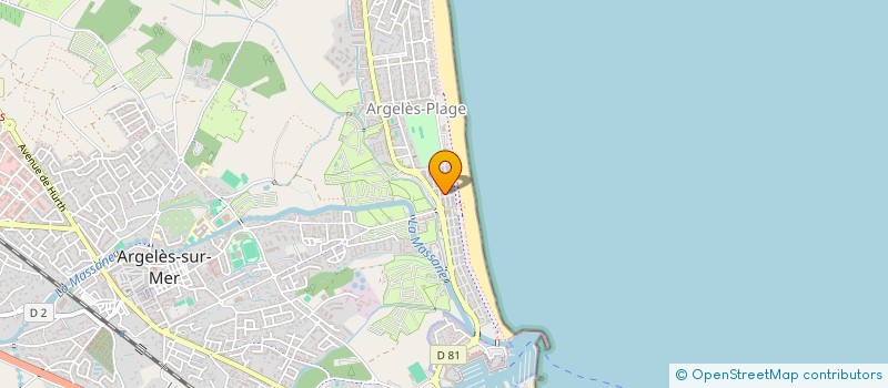 localisation de l'entreprise SAMOHT à ARGELES-SUR-MER