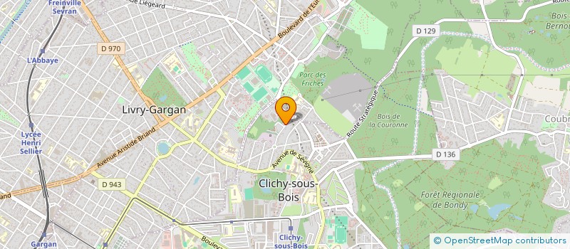localisation de l'entreprise SAMOIL COUVERTURE à CLICHY-SOUS-BOIS