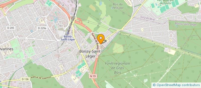 localisation de l'entreprise SAMOILA à BOISSY-SAINT-LEGER
