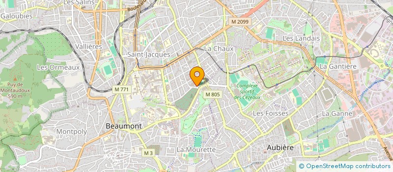 localisation de l'entreprise SAMONA à CLERMONT-FERRAND