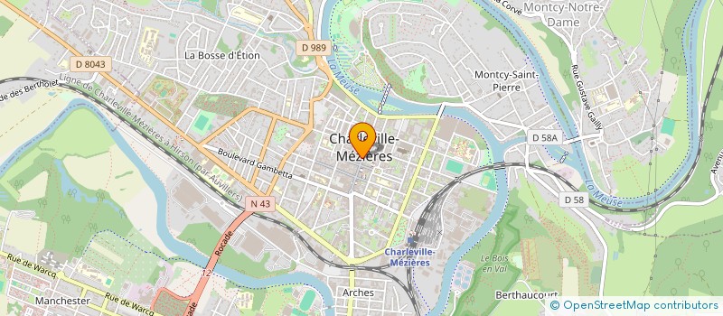 localisation de l'entreprise SAMONA à CHARLEVILLE-MEZIERES
