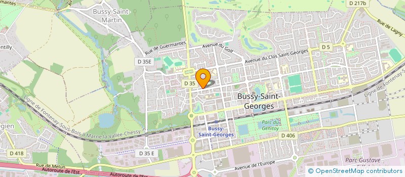 localisation de l'entreprise SAMONE TELECOM à BUSSY-SAINT-GEORGES