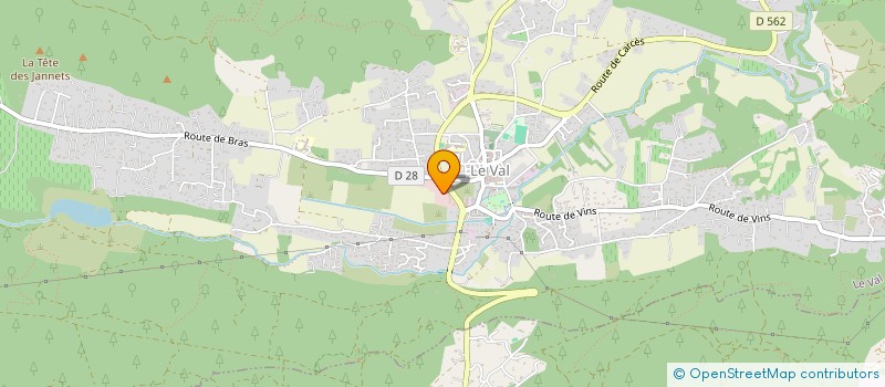 localisation de l'entreprise SAMONTIELLO  BRIGNOLES