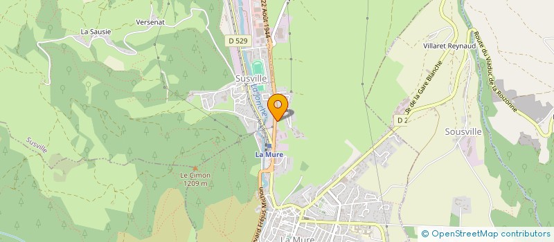 localisation de l'entreprise SAMOPHE  LA MURE