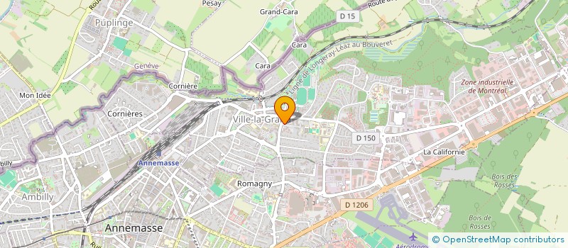 localisation de l'entreprise SAMOREL ETANCHEITE  VILLE-LA-GRAND