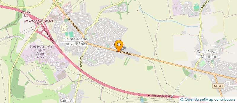 localisation de l'entreprise SAMORO  SAINTE-MARIE-AUX-CHENES