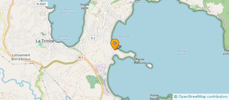 localisation de l'entreprise SAMOS DRAINAGE AGRICOLE à LA TRINITE