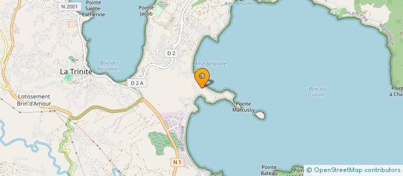 localisation de l'entreprise SAMOS TRAVAUX PUBLICS à TRINITE