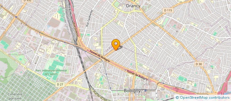 localisation de l'entreprise SAMOSS à BOBIGNY