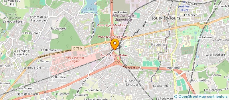 localisation de l'entreprise SAMOUD  JOUE-LES-TOURS