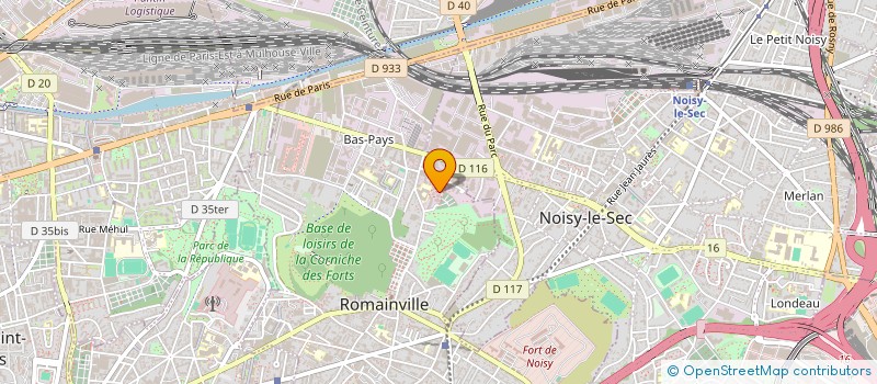localisation de l'entreprise SAMOULINE à ROMAINVILLE