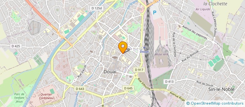 localisation de l'entreprise SAMOURA à DOUAI