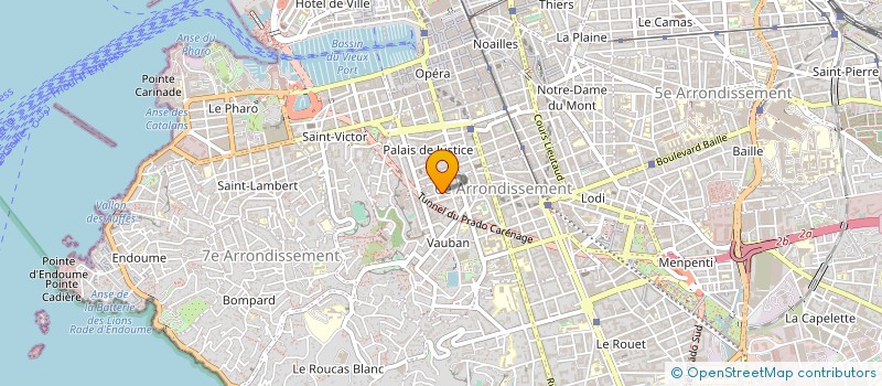 localisation de l'entreprise SAMOURAIS FILMS à MARSEILLE
