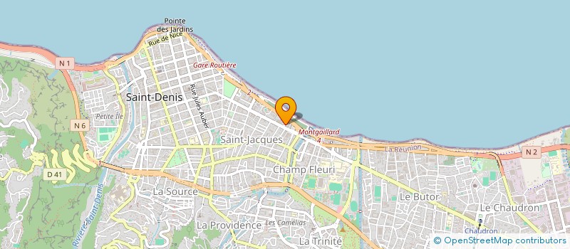 localisation de l'entreprise SAMOUSSA LAUP  SAINT-DENIS