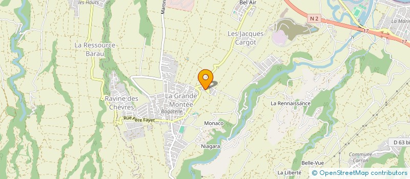 localisation de l'entreprise SAMOUSSAS RAFOUGILET CHEZ BETTY à SAINTE-SUZANNE