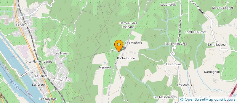 localisation de l'entreprise SAMP  CROZES-HERMITAGE