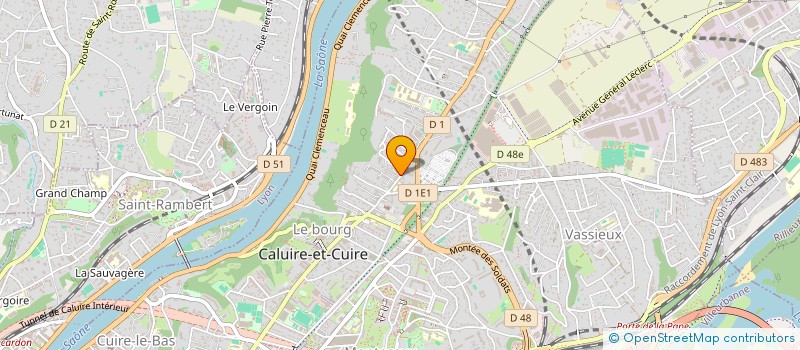 localisation de l'entreprise SAMPA  CALUIRE-ET-CUIRE