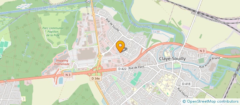 localisation de l'entreprise SAMPAIO INVEST  CLAYE-SOUILLY