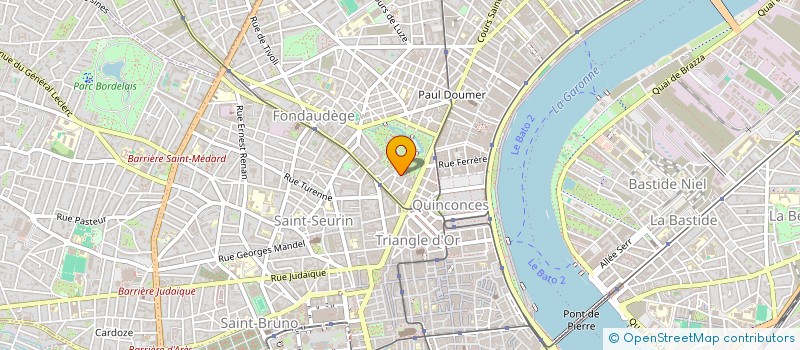 localisation de l'entreprise SAMPAOLA  BORDEAUX