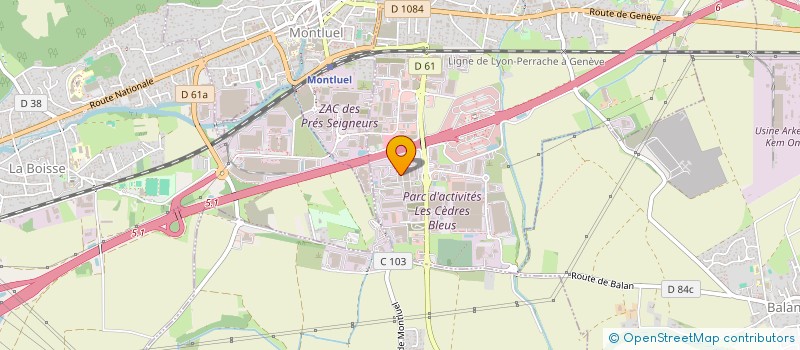 localisation de l'entreprise SAMPE FRANCE à DAGNEUX