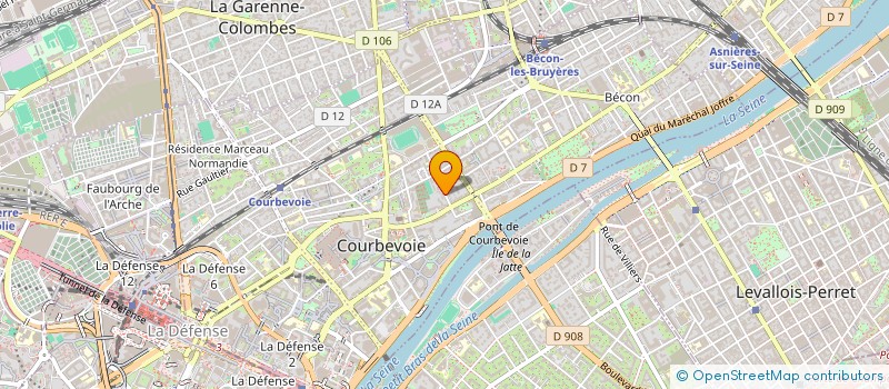 localisation de l'entreprise SAMPLY à COURBEVOIE