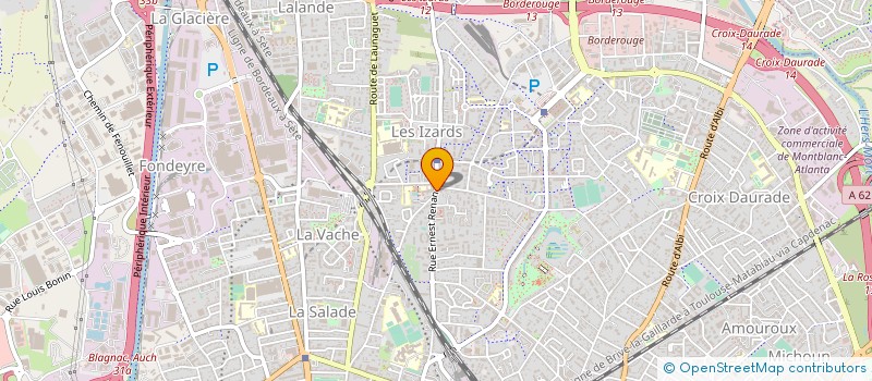 localisation de l'entreprise SAMRA  TOULOUSE